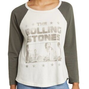 LUCKY BRAND
Rolling Stones Ticket Raglan Sleeve Cotton Size Large